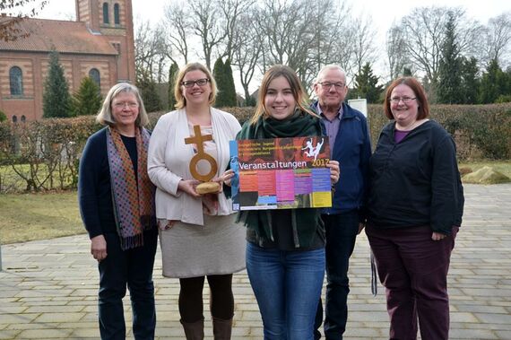 Zukunftsfähig: Das Team des Kirchenkreisjugenddienstes mit (von links) Dorthee Lüdeke, Anna Thumser, Laura Schmidt, Werner Bürgel und Reni Kruckemeyer-Zettel. Foto: Andrea Hesse